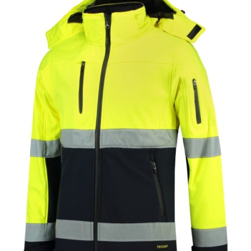 Bi-color EN ISO 20471 Softshell T52